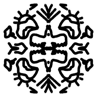 Vektör desen ögesi, grunge kaba eski doku.