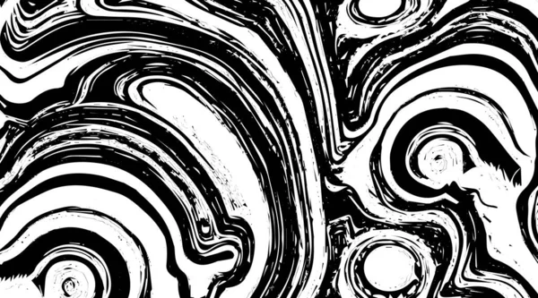 Texture Noire Grunge Abstraite Forme Taches Silhouettes Vagues Lignes Fond — Image vectorielle