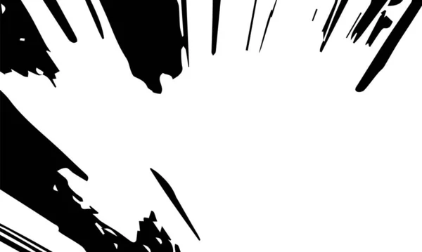 Αφηρημένη Grunge Μαύρη Υφή Σχήμα Κηλίδες Σιλουέτες Μονοχρωματικό Διανυσματικό Φόντο — Διανυσματικό Αρχείο
