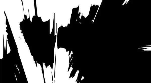 Abstracte Grunge Zwarte Textuur Vorm Vlekken Silhouetten Monochroom Vector Achtergrond — Stockvector