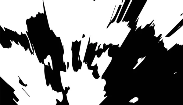 Αφηρημένη Grunge Μαύρη Υφή Σχήμα Κηλίδες Σιλουέτες Μονοχρωματικό Διανυσματικό Φόντο — Διανυσματικό Αρχείο
