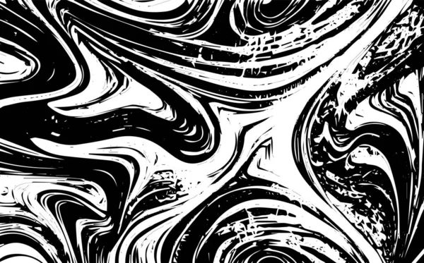 Texture Noire Grunge Abstraite Forme Taches Silhouettes Vagues Lignes Fond — Image vectorielle