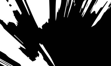 Grunge siyah dokusu, benekler, şekil, çizgiler, damarlar, siluet. Vektör arkaplanı