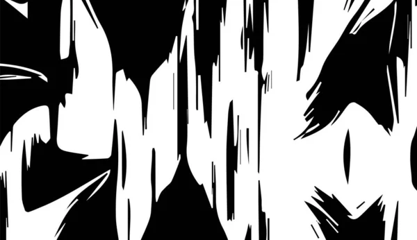 Grunge Black Texture Spots Shape Lines Veins Silhouette Vector Background — Stock Vector