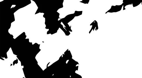 Grunge Μαύρη Υφή Κηλίδες Σχήμα Γραμμές Φλέβες Σιλουέτα Ιστορικό Διανύσματος — Διανυσματικό Αρχείο