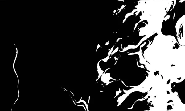 Grunge Zwarte Abstracte Vlekken Vormen Vectorachtergrond — Stockvector
