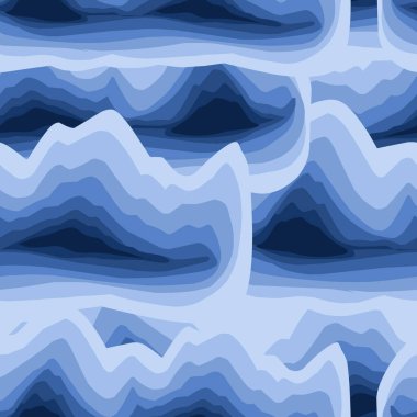 Soyut stil öğeleri. Vektörsüz desen