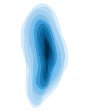 Soyut element, eğim katmanları. Vektör arkaplanı