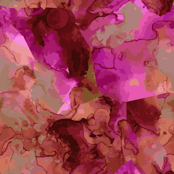 Mramorová Textura Vlny Akvarel Grunge Abstraktní Umění Pozadí Vektorový Vzorec — Stockový vektor
