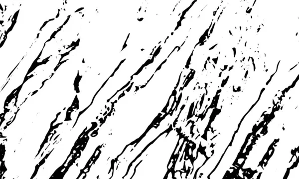 Grunge Schwarze Textur Aus Steinrissen Adern Streifen Linien Vektorhintergrund — Stockvektor