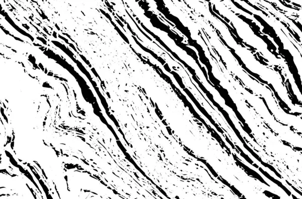 Grunge Texture Noire Fissures Pierre Veines Rayures Lignes Fond Vectoriel — Image vectorielle