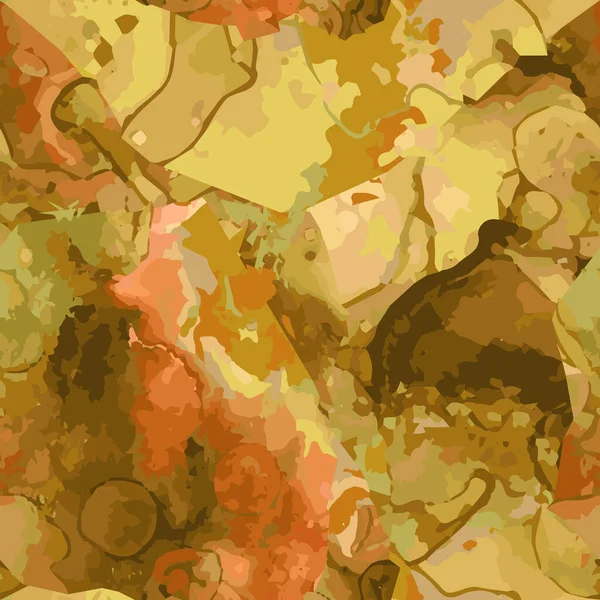 Marmeren Textuur Golven Aquarel Grunge Abstracte Kunstachtergrond Vector Naadloos Patroon — Stockvector