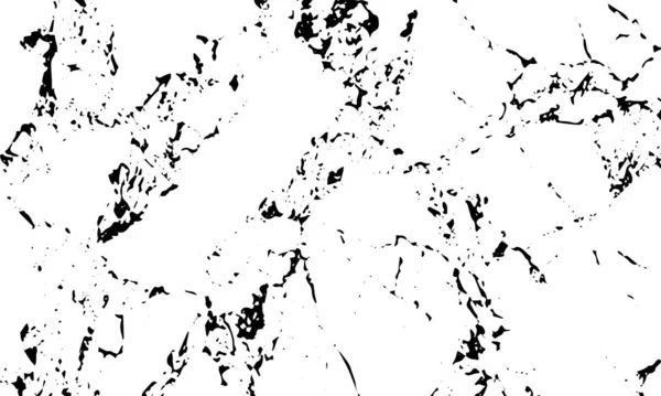 Grunge Schwarze Textur Aus Steinrissen Adern Streifen Linien Vektorhintergrund — Stockvektor