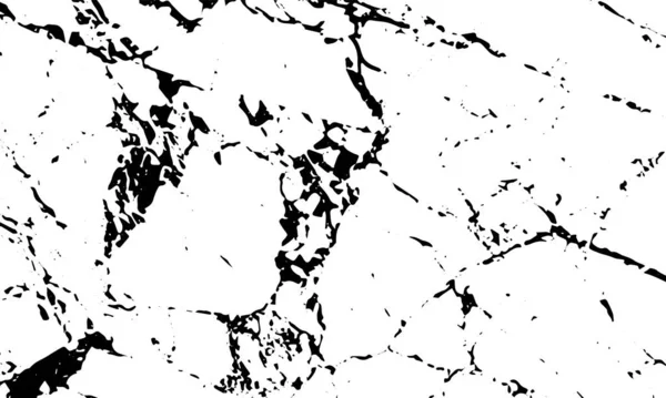 Kaya Çatlaklarının Damarların Çizgilerin Çizgilerin Siyah Grunge Dokusu Vektör Arkaplanı — Stok Vektör
