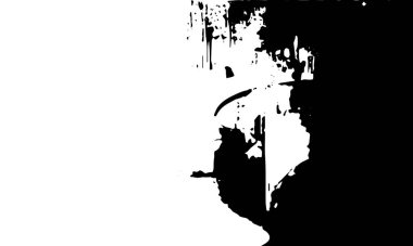 Soyut şekiller, noktalar. Grunge dokusu. Vektör arkaplanı