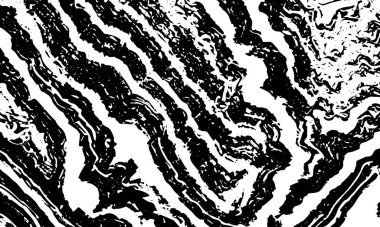 Grunge eski detaylı siyah soyut doku. Çizgiler, damarlar, çatlaklar, taş, mermer. Vektör arkaplanı.