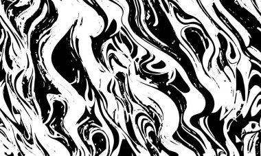 Grunge kaotik detaylı siyah soyut doku. Vektör arkaplanı