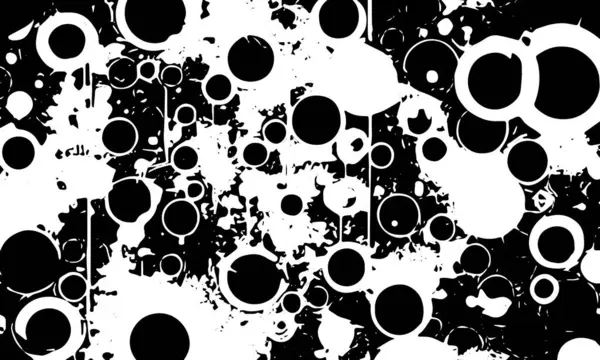 Grunge detailed black abstract texture. Vector background.	