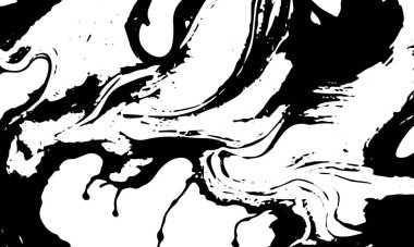 Grunge detailed black abstract texture. Vector background.	