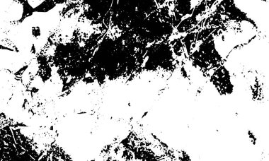 Grunge detailed black abstract texture. Vector background.	