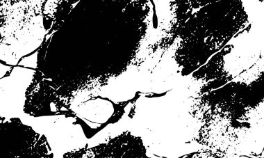 Grunge detailed black abstract texture. Vector background.	