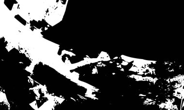 Grunge siyah soyut dokusunu detaylandırdı. Vektör arkaplanı