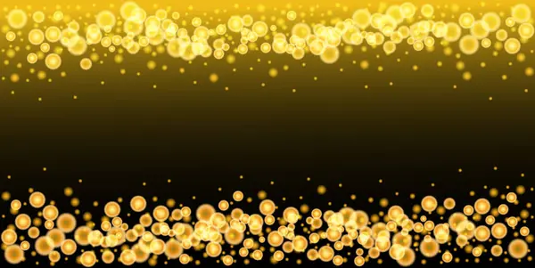 Noel altın parıldayan bokeh sihirli ışıklar şenlikli atmosfer vektör arka planı