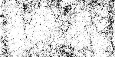 Grunge eski, detaylı siyah doku. Vektör arkaplanı