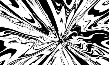 Grunge siyah soyut dokusunu detaylandırdı. Çizgiler, damarlar. Vektör arkaplanı