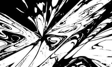 Grunge siyah soyut dokusunu detaylandırdı. Çizgiler, damarlar. Vektör arkaplanı