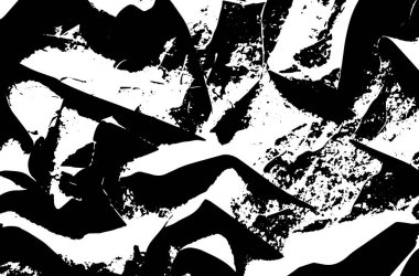 Grunge siyah soyut dokusunu detaylandırdı. Çizgiler, damarlar. Vektör arkaplanı