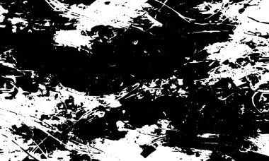 Grunge siyah soyut dokusunu detaylandırdı. Çizgiler, damarlar. Vektör arkaplanı