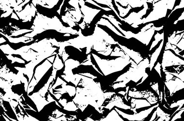 Grunge siyah soyut dokusunu detaylandırdı. Çizgiler, damarlar. Vektör arkaplanı