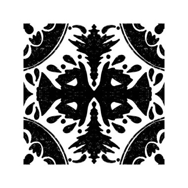 Stilize doku süsü, fayans şekilleri. vektör ögesi