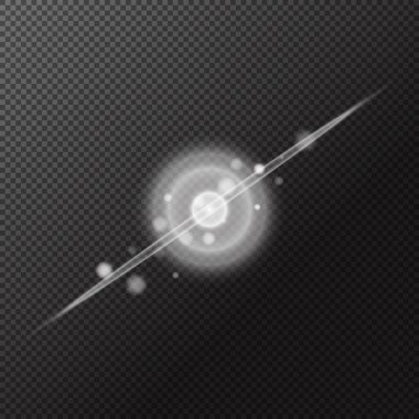 Işık Işıldayan Eleman Vektörü Clipart