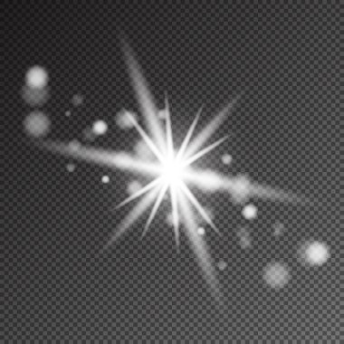 Işık Işıldayan Eleman Vektörü Clipart