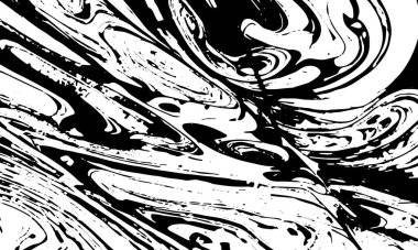 Grunge siyah soyut dokusunu detaylandırdı. Çizgiler, damarlar. Vektör arkaplanı