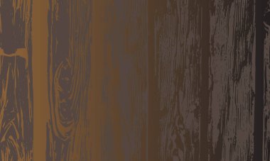 Grunge eski ahşap tahtaların, ahşap panellerin, zeminin, kapıların, duvarların renkli dokusunu detaylandırdı. Vektör arkaplan