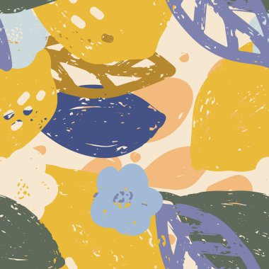 Lemon Soyut grunge dokusu biçimlendirilmiş model uyum vektörü