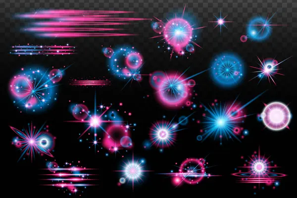 Işık Efekti: Ayrı Flash, Lastik Patlaması, Toz Hattı, Güneş patlaması, Yıldız Kıvılcımı, Günışığı, Vector Set. Mavi Pembe, Neon