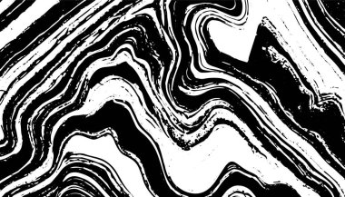 Grunge iç içe geçmiş doku, iplikler, çizgiler, tel, damarlar, monokrom. Grunge eski, detaylı siyah doku. Vektör arkaplanı