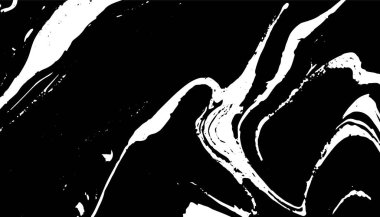 Grunge iç içe geçmiş doku, iplikler, çizgiler, tel, damarlar, monokrom. Grunge eski, detaylı siyah doku. Vektör arkaplanı