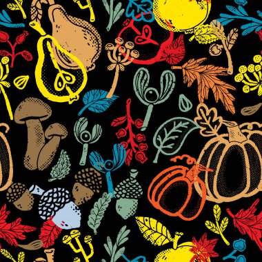 Sebzelerle kusursuz desen