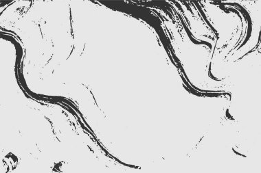 Grunge detaylı iç içe geçmiş doku, iplikler, çizgiler, tel, damarlar, monokrom. Grunge eski detaylı siyah-beyaz, gri doku. Vektör arkaplanı