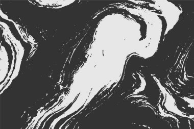 Grunge detaylı iç içe geçmiş doku, iplikler, çizgiler, tel, damarlar, monokrom. Grunge eski detaylı siyah-beyaz, gri doku. Vektör arkaplanı