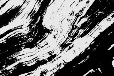 Grunge detaylı iç içe geçmiş doku, iplikler, çizgiler, tel, damarlar, monokrom. Grunge eski detaylı siyah-beyaz, gri doku. Vektör arkaplanı