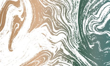 Grunge iç içe geçmiş doku, iplikler, çizgiler, teller, damarlar. Huysuz, eski, detaylı doku. Vektör arkaplanı. Kahverengi yeşil metal beyaz üzerine