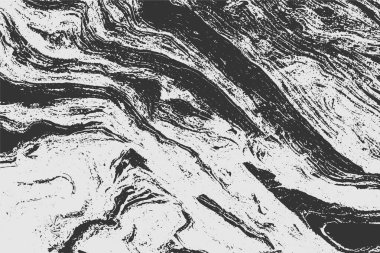 Grunge detaylı iç içe geçmiş doku, iplikler, çizgiler, tel, damarlar, monokrom. Grunge eski detaylı siyah-beyaz, gri doku. Vektör arkaplanı