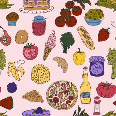 Dolce Vita koleksiyonu, Akdeniz yaşam tarzından esinlenerek canlı renk aksanlarına sahip tuhaf, pürüzsüz bir desen. El çizimi çizim biçimi