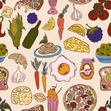 Dolce Vita koleksiyonu, Akdeniz yaşam tarzından esinlenerek canlı renk aksanlarına sahip tuhaf, pürüzsüz bir desen. El çizimi çizim biçimi